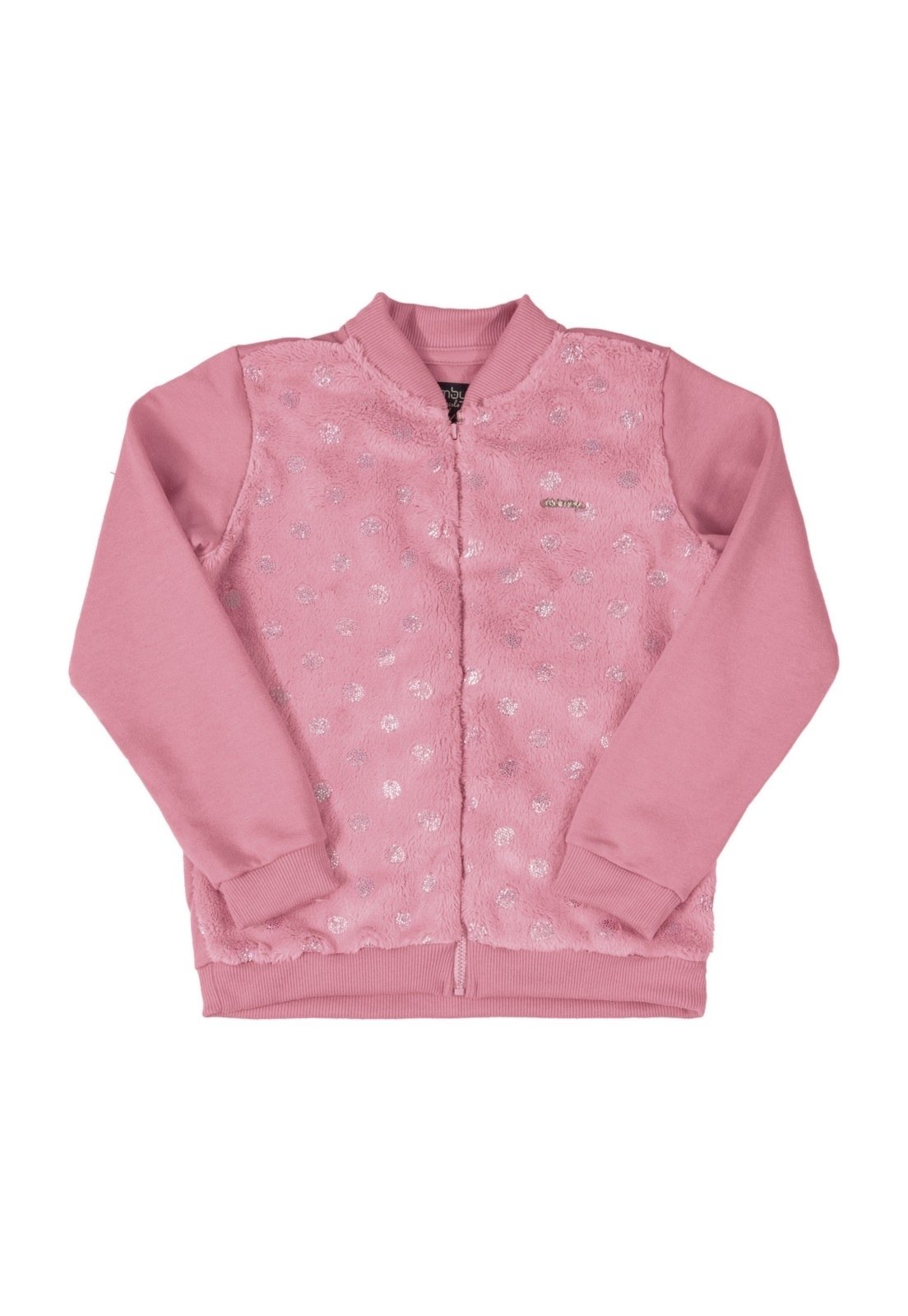jaqueta rosa infantil