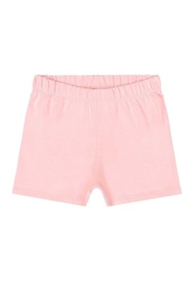 Short Infantil em Cotton Quimby Rosa
