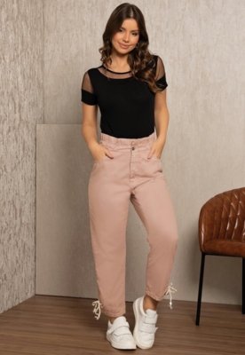 Calça Cigarrete Clochard Rosa Quintess