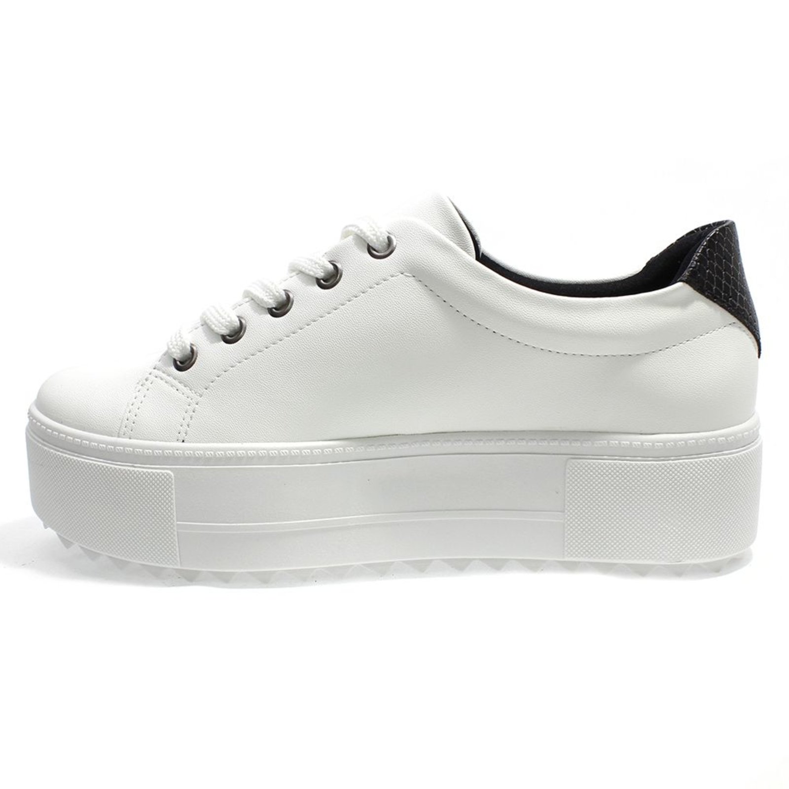 tenis quiz flatform branco