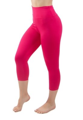 Calça Legging Corsário Cós Alto Fitness Treino Academia RLC Modas Rosa
