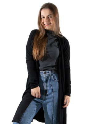 Cardigan Kimono Canelado RLC Modas Verde