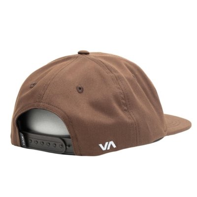 Boné RVCA Aba Reta Circle Snapback SM26 Marrom