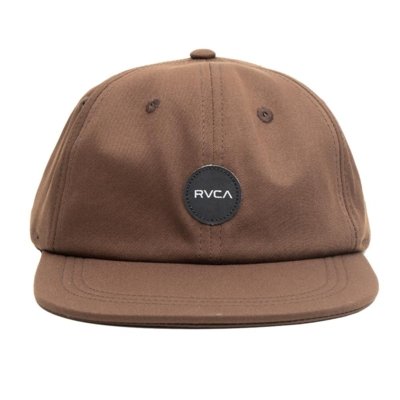 Boné RVCA Aba Reta Circle Snapback SM26 Marrom