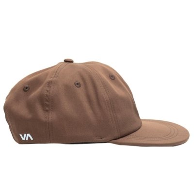 Boné RVCA Aba Reta Circle Snapback SM26 Marrom