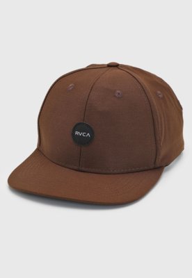 Boné RVCA Circle Snapback Marrom