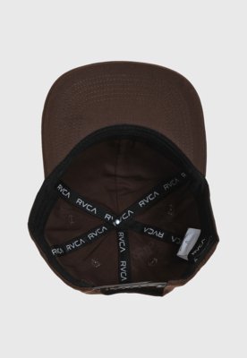 Boné RVCA Circle Snapback Marrom