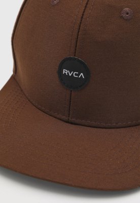 Boné RVCA Circle Snapback Marrom