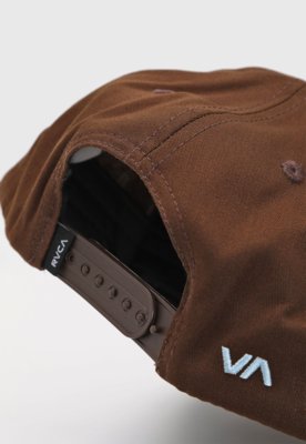 Boné RVCA Circle Snapback Marrom