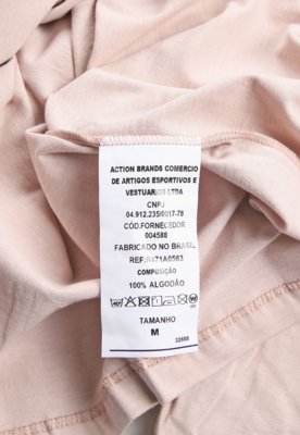 Camiseta Masculina RVCA Logo Rosa