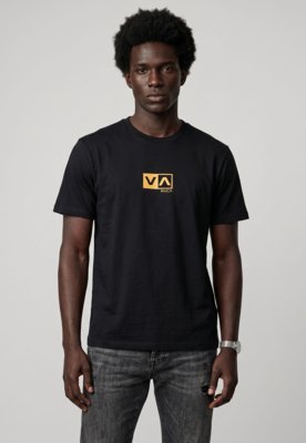 Camiseta Masculina RVCA Mini Balance Box Preta
