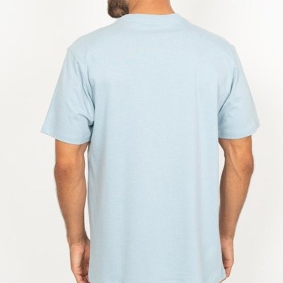 Camiseta RVCA Big RVCA WT26 Masculina Azul Claro