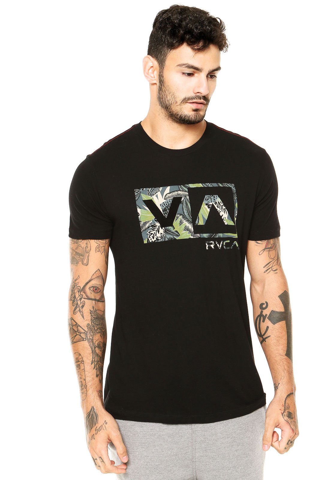 camisa rvca masculina