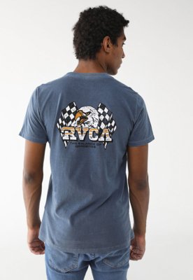 Camiseta RVCA Reta Speed Eagle Azul