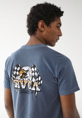 Camiseta RVCA Reta Speed Eagle Azul