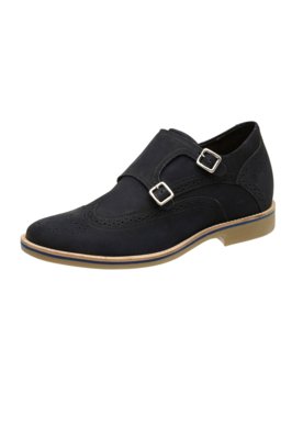 Sapato Rafarillo Monk Strap Oxford Aumenta Altura 7Cm 7113 Azul Marinho Menor preço em Sapato Rafarillo Monk Strap Oxford Aumenta Altura 7Cm 7113 Azul Marinho