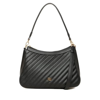 Bolsa Feminina Rafitthy Shoulder Matelassê Preto | Dafiti