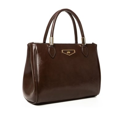 Bolsa Feminina Rafitthy Tote Estruturada Média Marrom