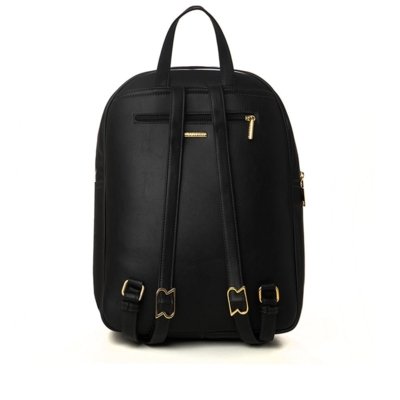 Mochila Feminina Rafitthy Dois Compartimentos Preto