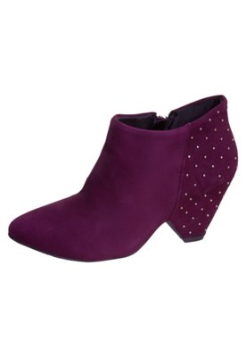ankle boot preta salto baixo