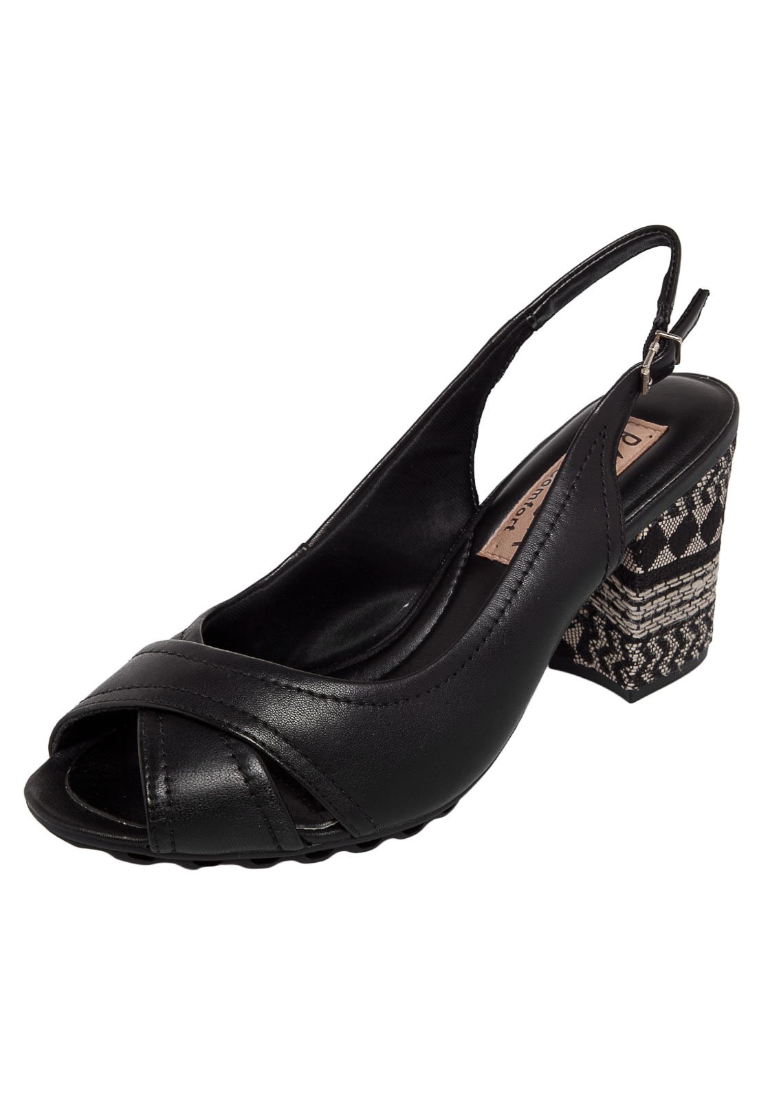 Sapato ramarim total comfort hot sale preto