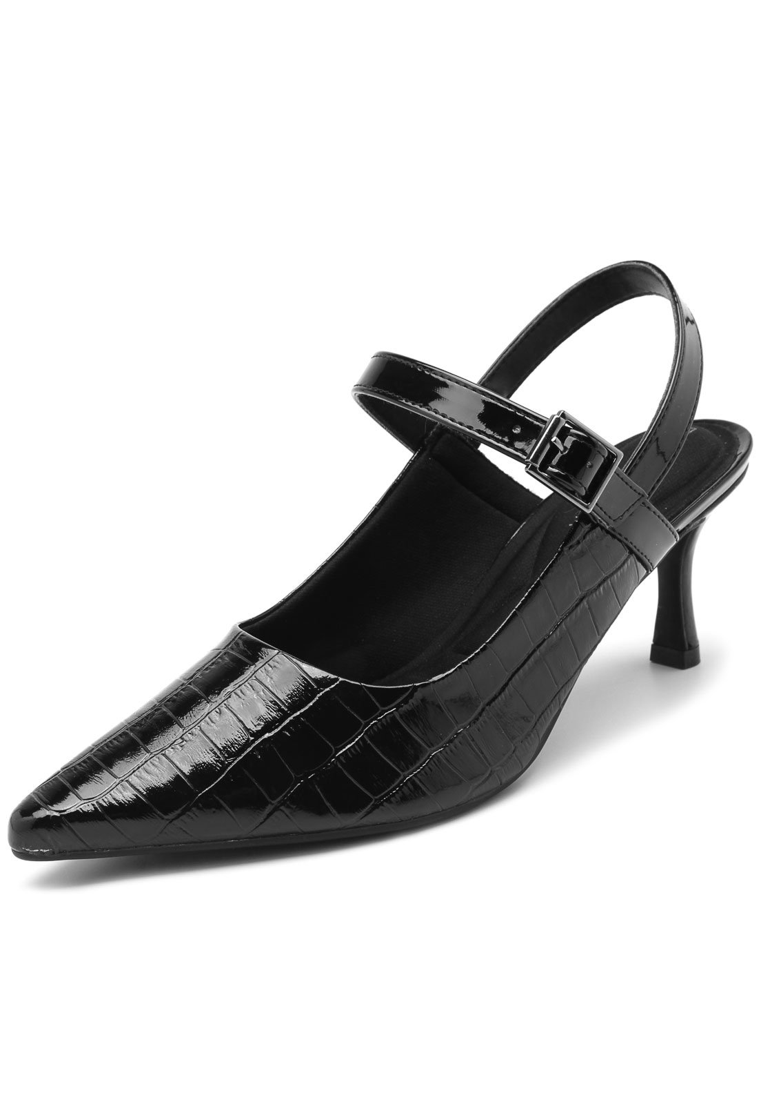 scarpin preto ramarim