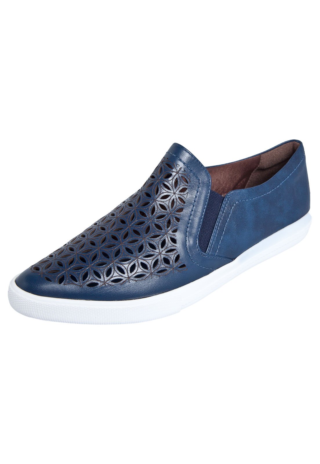 tenis casual azul feminino