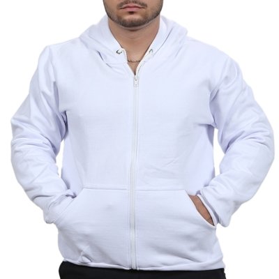blusa de moletom com ziper masculina