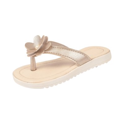 Sandália Infantil Raniel Calçados Chinelo Flor Dourado Menor preço em Sandália Infantil Raniel Calçados Chinelo Flor Dourado