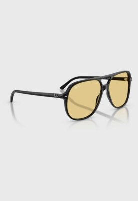 Óculos de Sol Ray-Ban Retangular Acetato Preto