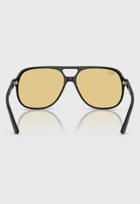 Óculos de Sol Ray-Ban Retangular Acetato Preto