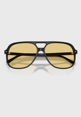 Óculos de Sol Ray-Ban Retangular Acetato Preto