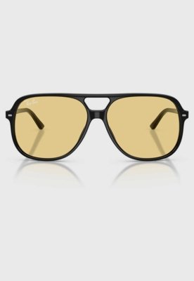 Óculos de Sol Ray-Ban Retangular Acetato Preto