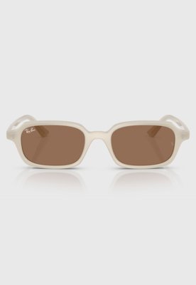 Óculos de Sol Ray-Ban Retangular Bege