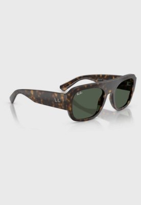Óculos de Sol Ray-Ban Retangular Tartaruga Marrom
