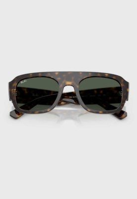 Óculos de Sol Ray-Ban Retangular Tartaruga Marrom