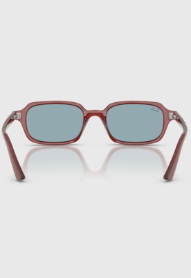 Óculos de Sol Ray-Ban Retangular Vermelho