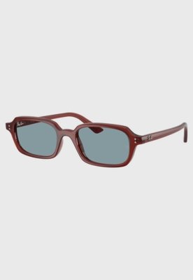 Óculos de Sol Ray-Ban Retangular Vermelho