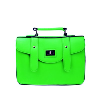 Bolsa Carteiro Real Arte Neon Verde Menor preço em Bolsa Carteiro Real Arte Neon Verde