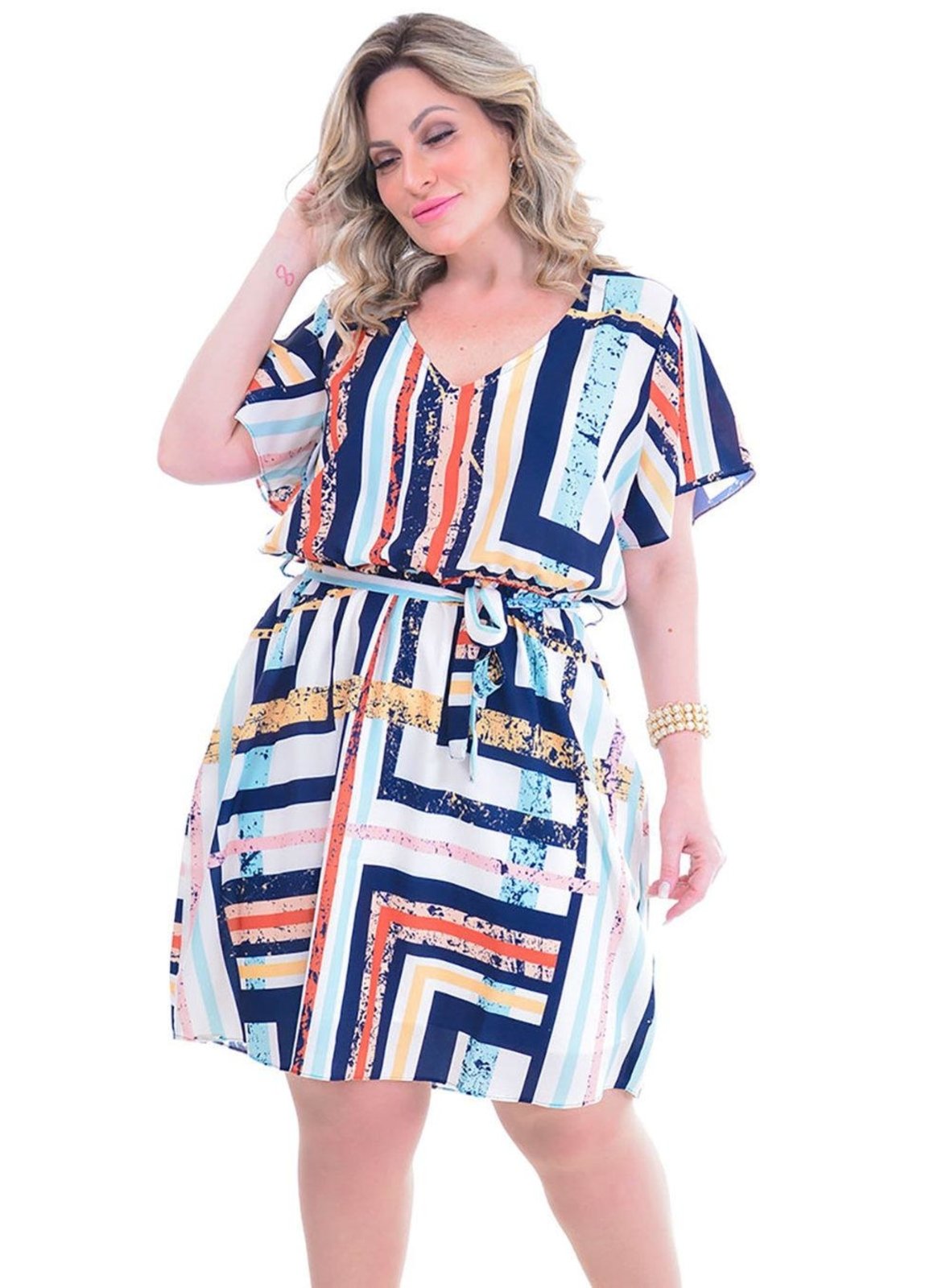 vestido para colação de grau plus size