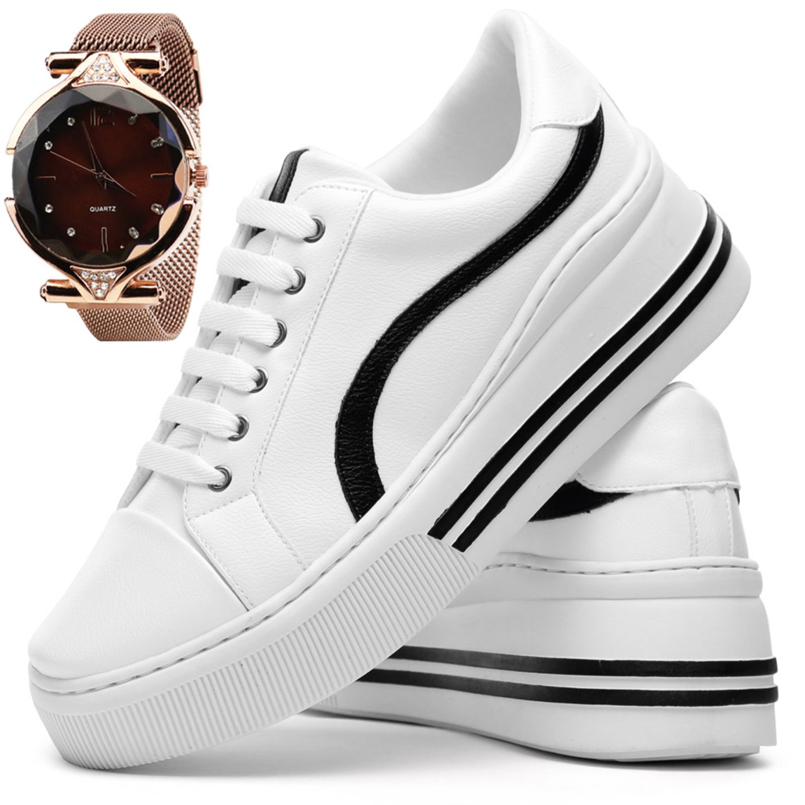 dafiti tenis plataforma feminino