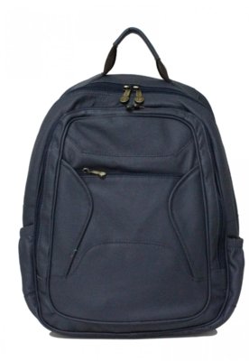 Mochila de Couro Recuo Fashion Bag Azul Marinho Menor preço em Mochila de Couro Recuo Fashion Bag Azul Marinho