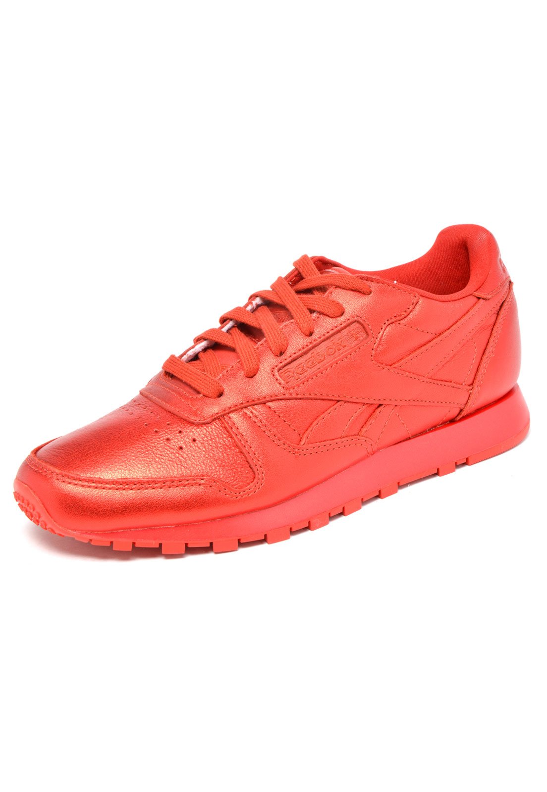 Reebok shops classic leather vermelho