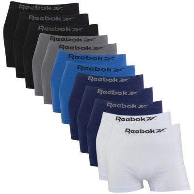 Kit 10 Cuecas Boxer Reebok Microfibra Sortida