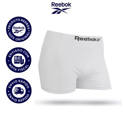 Kit 10 Cuecas Reebok Boxer Classic Microfibra Sortido