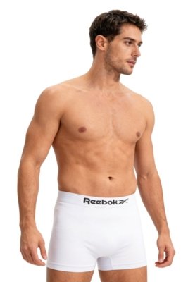 Kit 6 Cuecas Boxer Reebok Microfibra Sortida