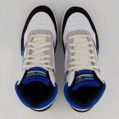 Tênis Reebok BB 4000 II Mid Branco e Azul