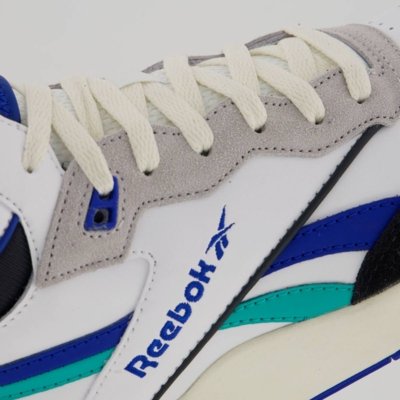 Tênis Reebok BB 4000 II Mid Branco e Azul