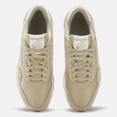 Tênis Reebok CL Nylon Masculino Bege/Branco