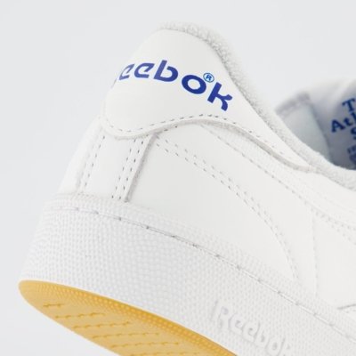 Tênis Reebok Club C 85 Branco e Azul
